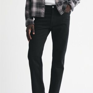 Abercrombie & Fitch Men's Slim Black Jeans